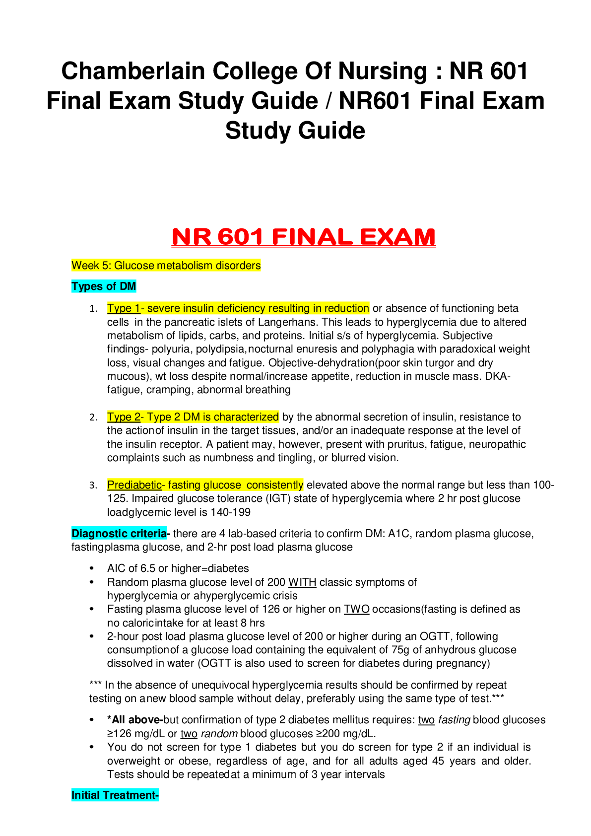 Preview image for NR 601 FINAL EXAM (ASSURED A)